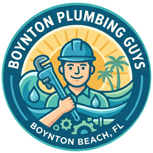 Boynton Plumbing Guys logo, licensed plumbers serving Boynton Beach, FL